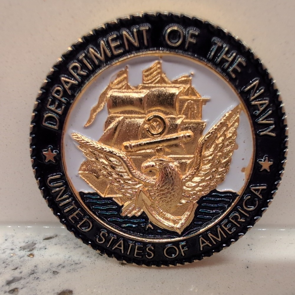 Navy Information Operations Command Sugar Grove Netwarcom Challenge Coin - Picture 3 of 5